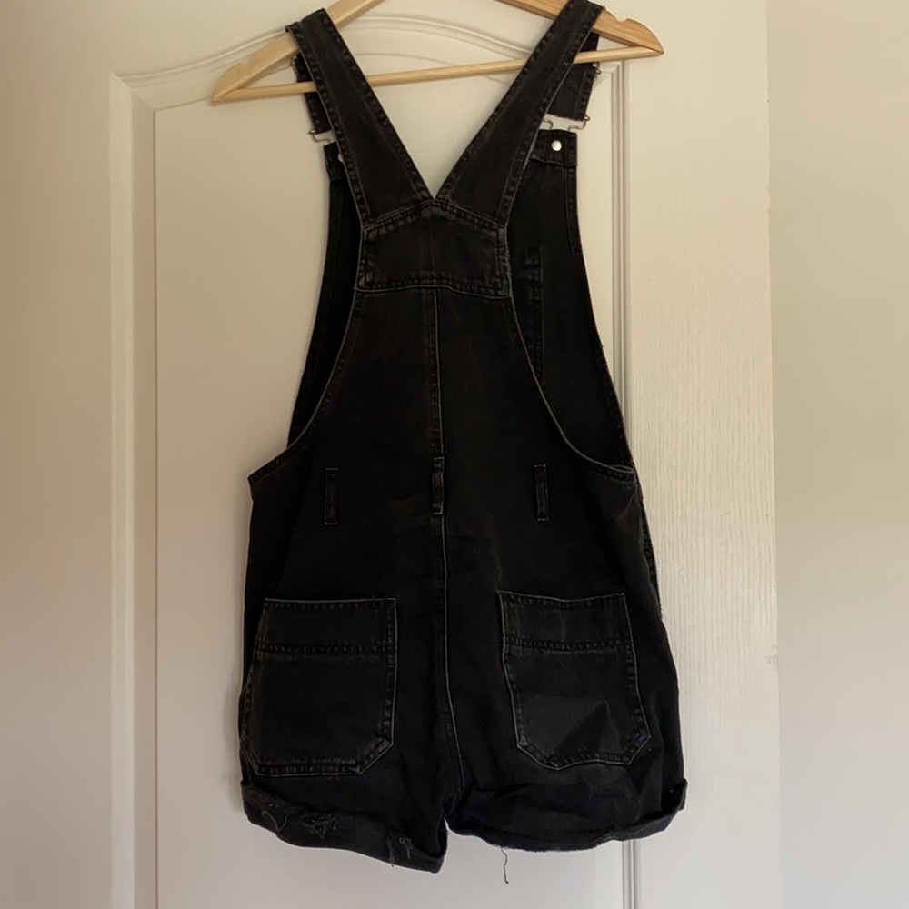 TopShop Moto Denim Shortalls - Picture 2 of 6